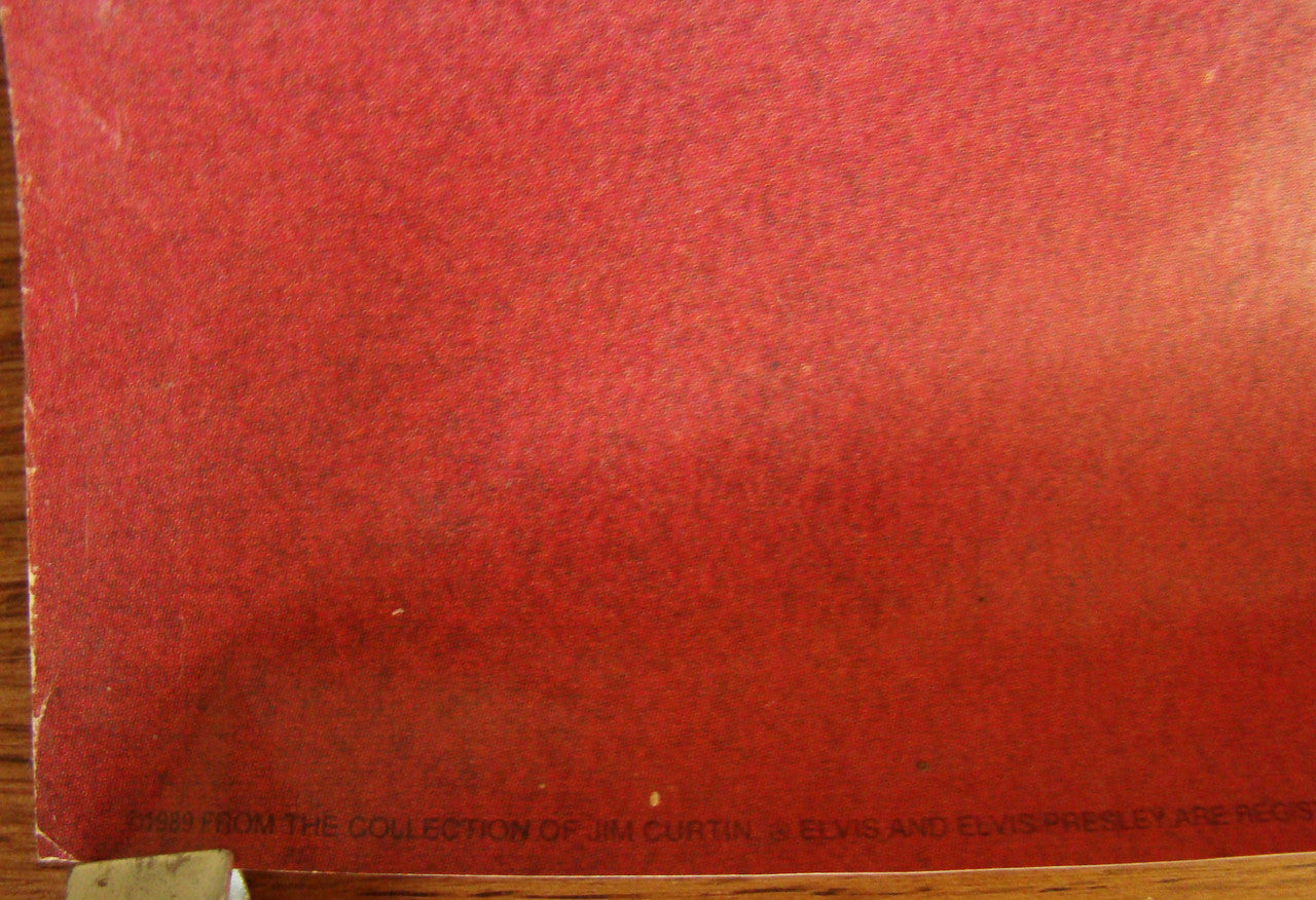 Elvis Presley, From the Collection of Jim Curtin, vintage overs-sized music personality poster, 1989