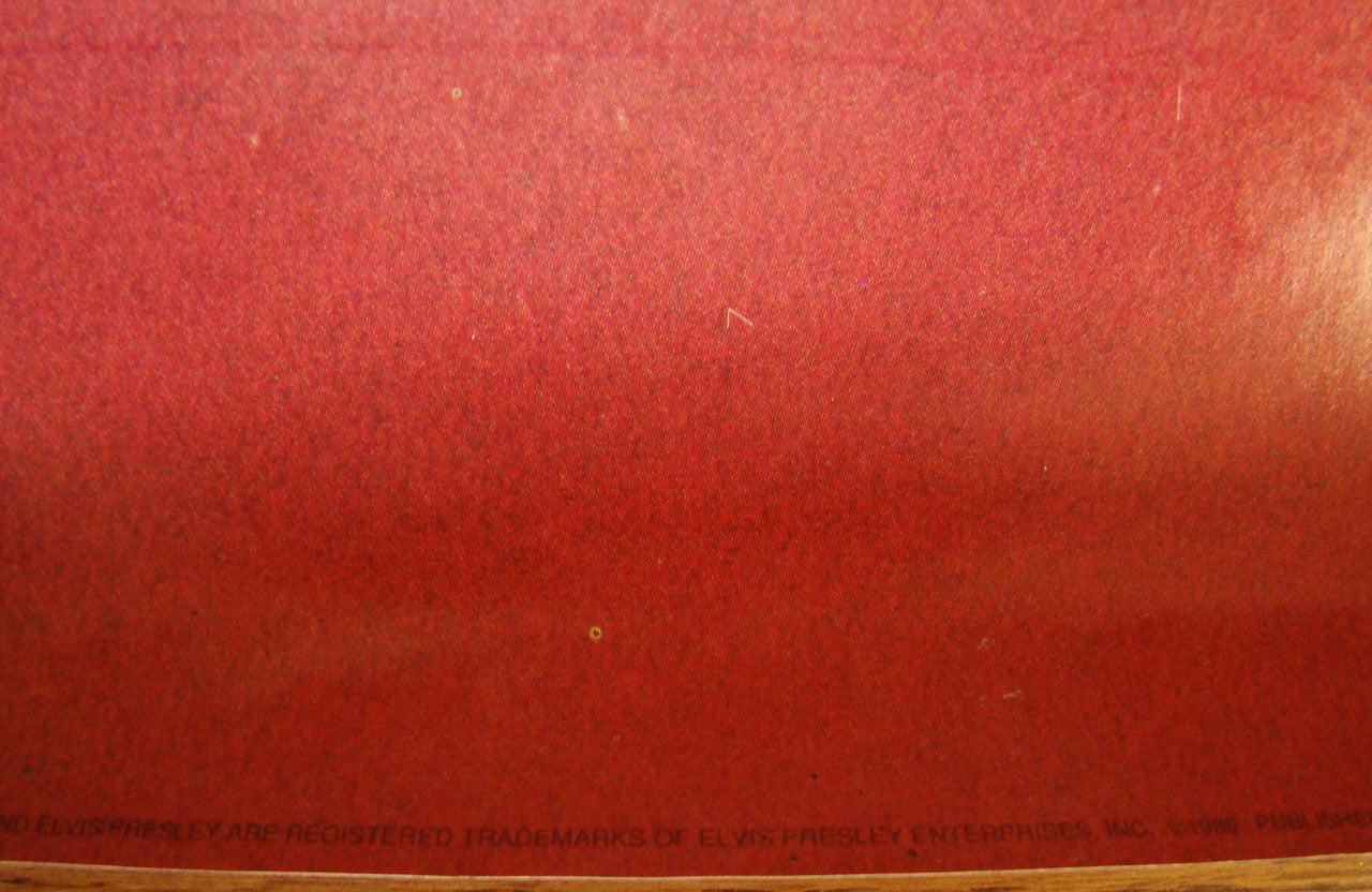 Elvis Presley, From the Collection of Jim Curtin, vintage overs-sized music personality poster, 1989