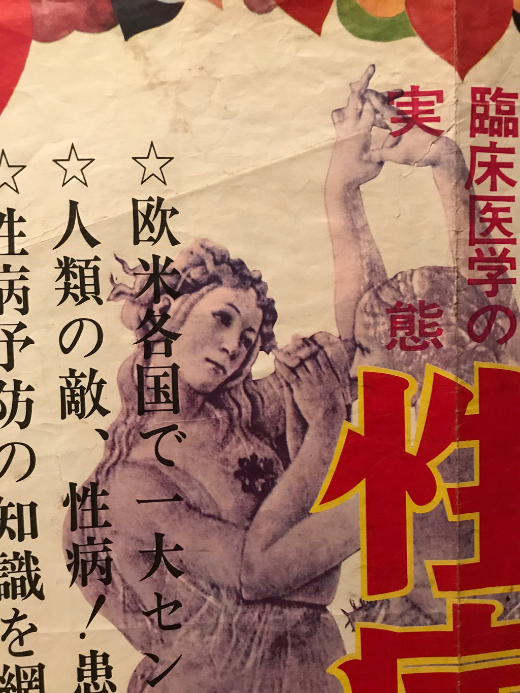 Eva und der Frauenarzt, Vintage Japanese Film Poster release, 1966 - HAPPIEST KID FINDS - Museum-quality antique and vintage posters, original art, preservation and restoration