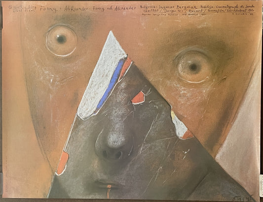 Fanny, vintage Polish theater poster, 1983