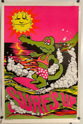 Surf's Up Alligator Original Vintage Poster 1971 | Happiest Kid Finds Happiest Kid Finds