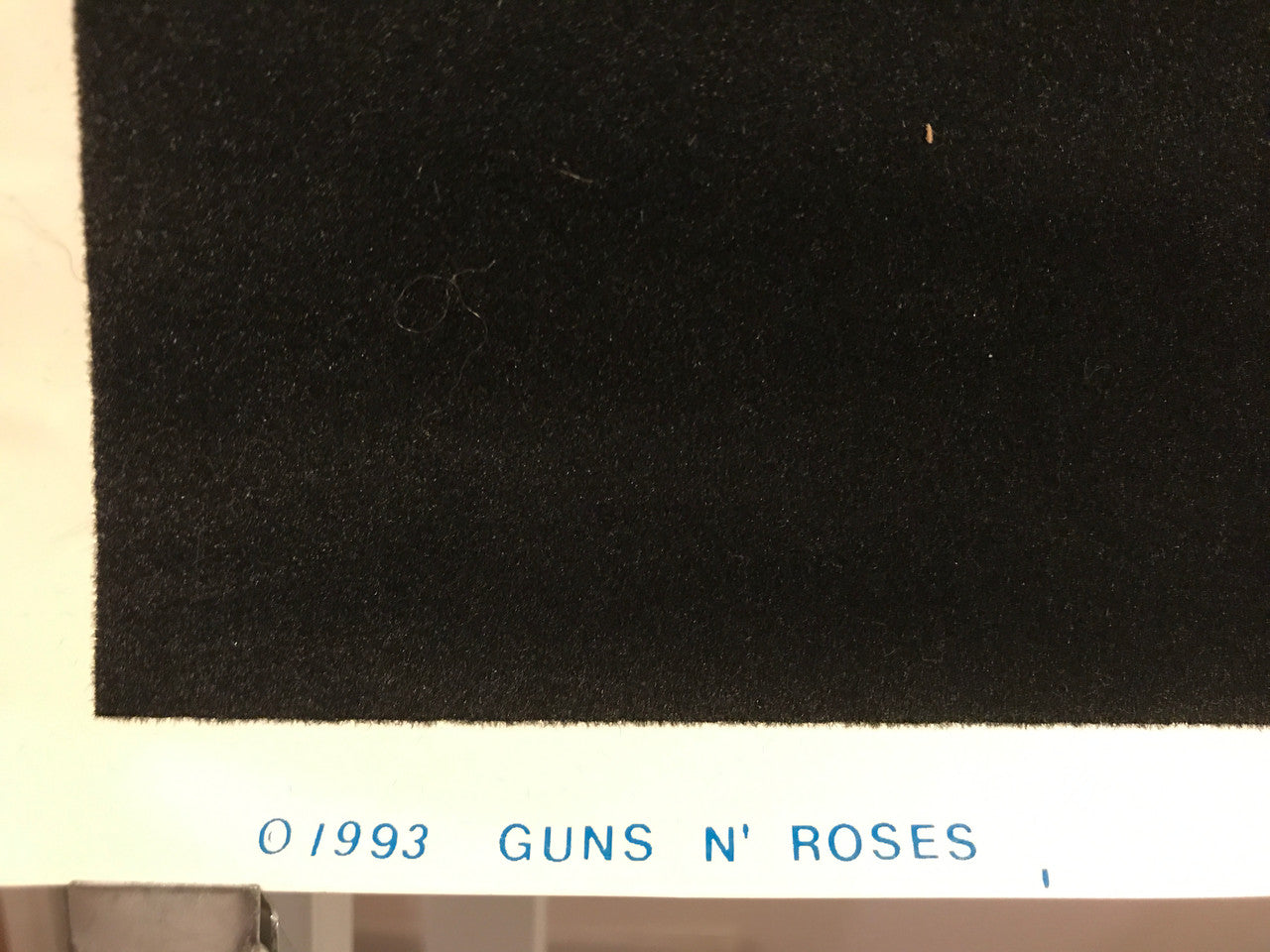 Guns N' Roses, Bad Apples, Vintage flocked blacklight music poster, 1993 - HAPPIEST KID FINDS - Museum-quality antique and vintage posters, original art, preservation and restoration