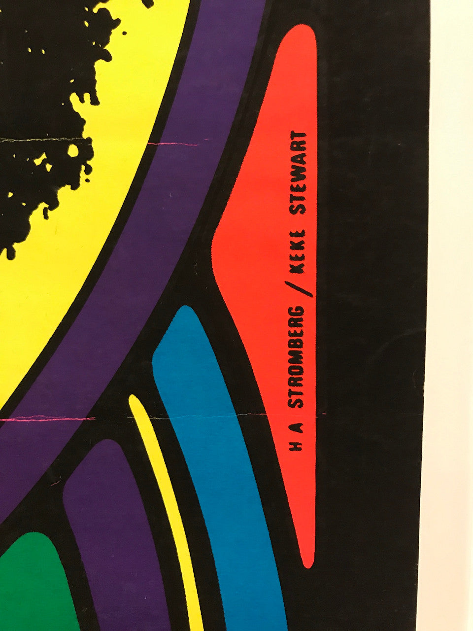 Hair Is Beautiful, vintage blacklight poster, 1968 - HAPPIEST KID FINDS - Museum-quality antique and vintage posters, original art, preservation and restoration