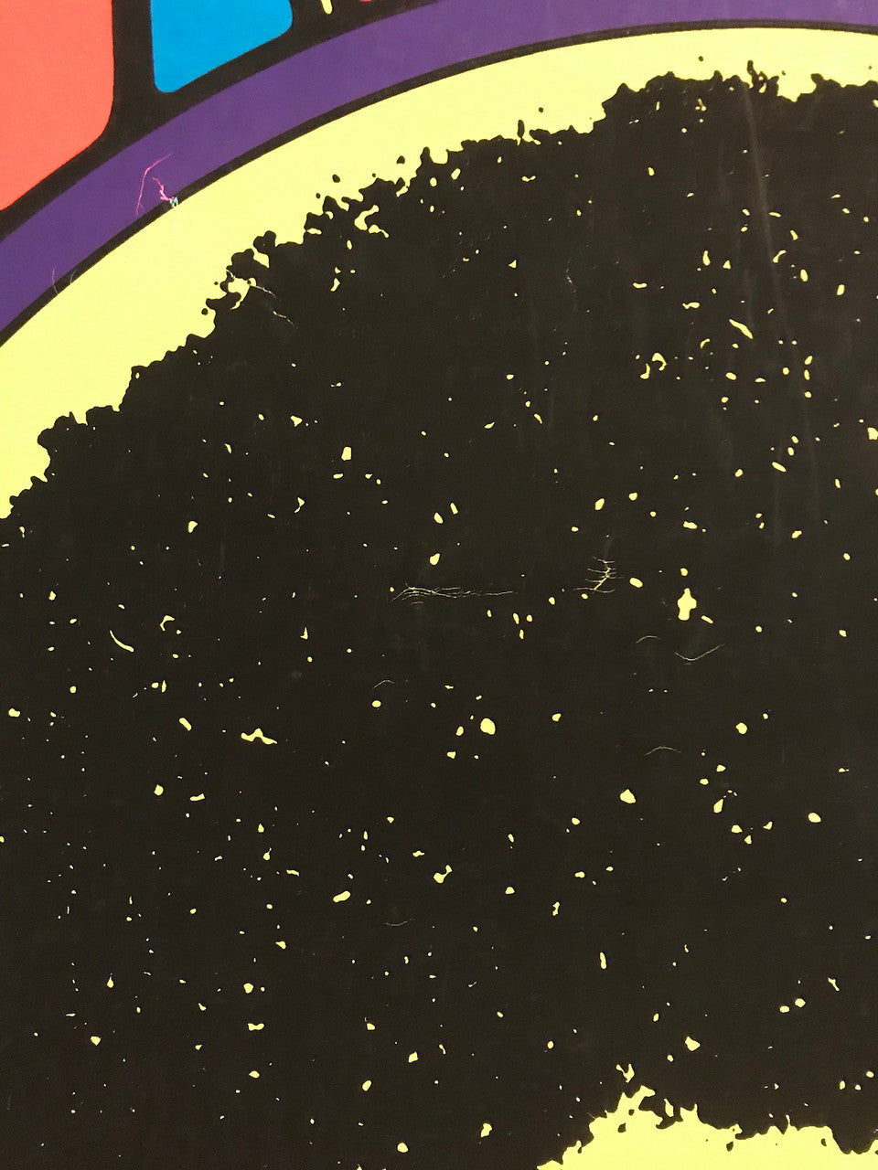 Hair Is Beautiful, vintage blacklight poster, 1968 - HAPPIEST KID FINDS - Museum-quality antique and vintage posters, original art, preservation and restoration