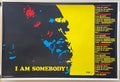 I AM SOMEBODY! - I am BLACK, vintage civil rights poster, 1970 - HAPPIEST KID FINDS - Museum-quality antique and vintage posters, original art, preservation and restoration