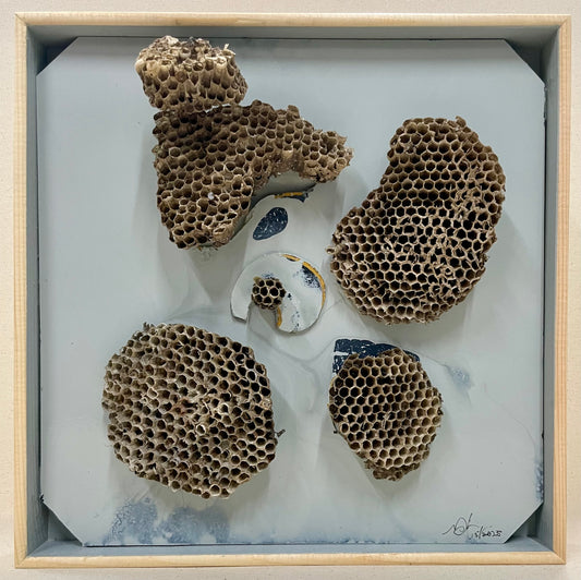 Wasper Gropius, original mixed media composition, 2025