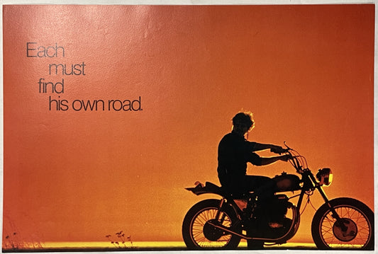 Each Must Find His Own Road., vintage Argus motivational poster, #2174