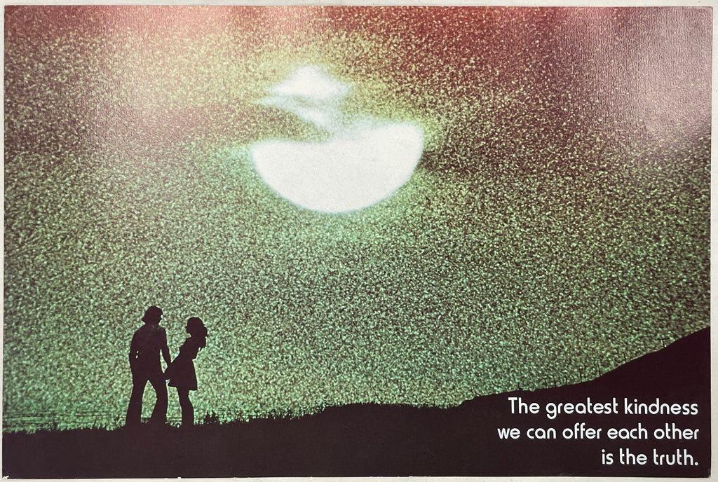 The Greatest Kindness We Can Offer Each Other is the Truth., vintage Argus Communications Motivational Poster #640