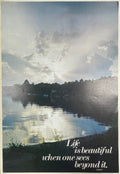 Life is Beautiful When One Sees Beyond It., vintage Argus Communications Motivational Poster #763