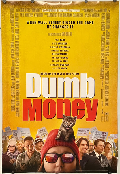 Dumb Money, original (double-sided)Teaser Film Poster, 2023