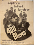 “The 400 Blows” (Les Quatre Cents Coups), rare vintage US Film Poster release 1959
