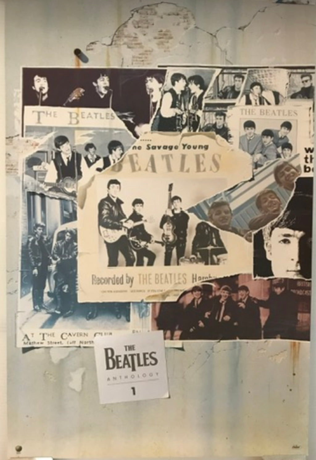 The Beatles - Anthology 1 vintage promotional music poster, c.1996