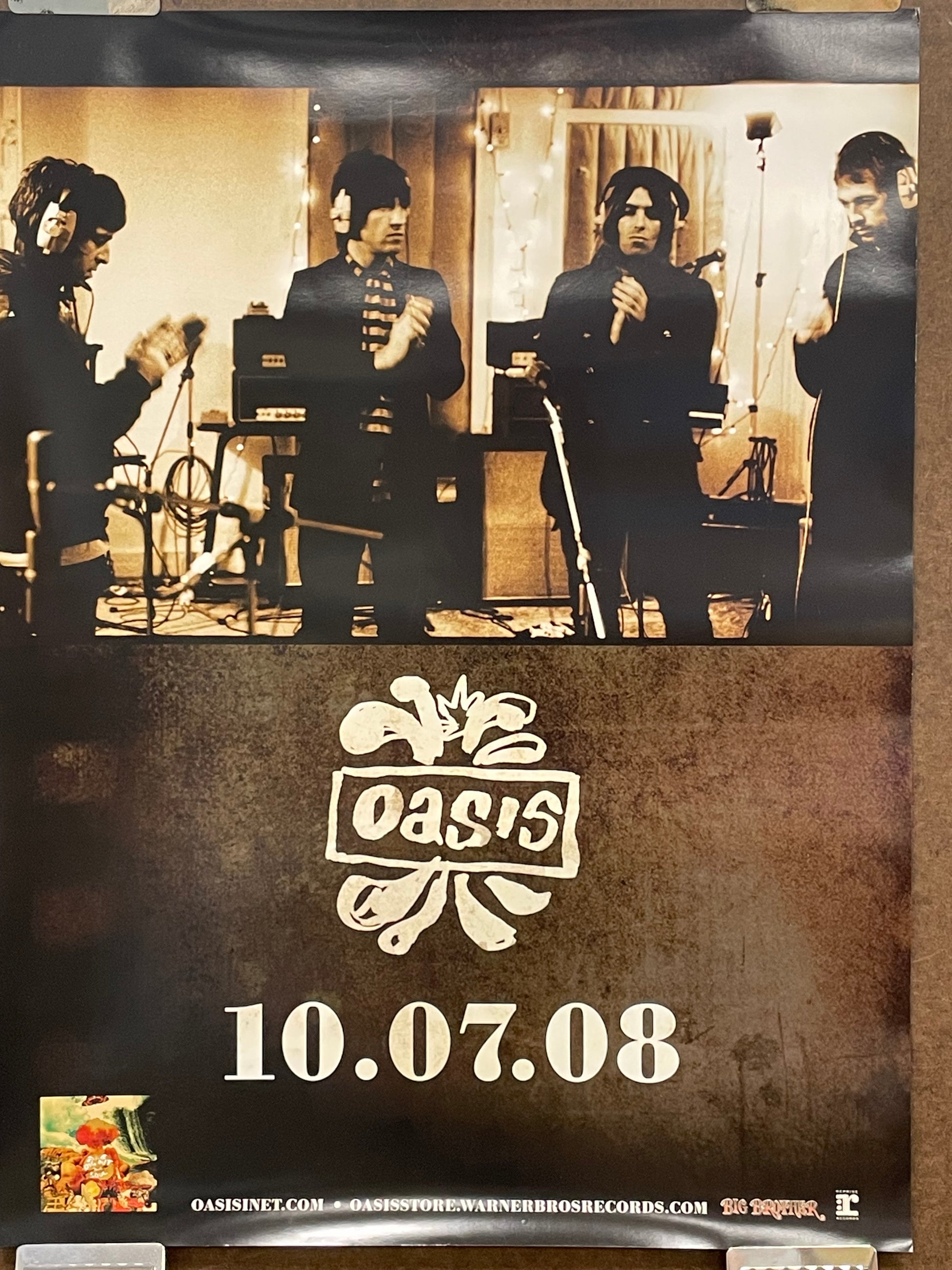 Oasis - Dig Out Your Soul 10.7.08, album promo poster, 2008