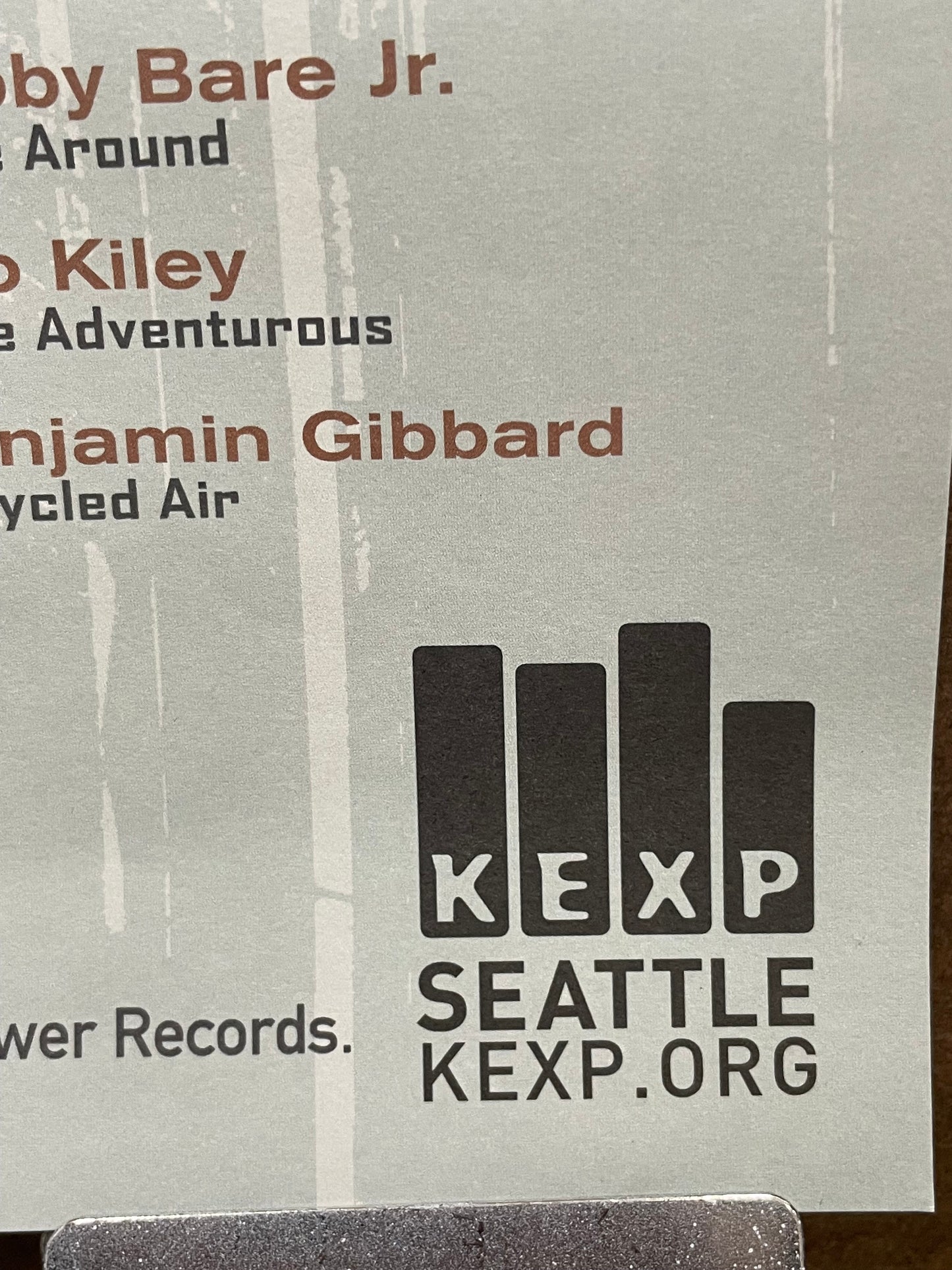 Live at KEXP, Vol.1 Radio station recordings album promo poster, 2005