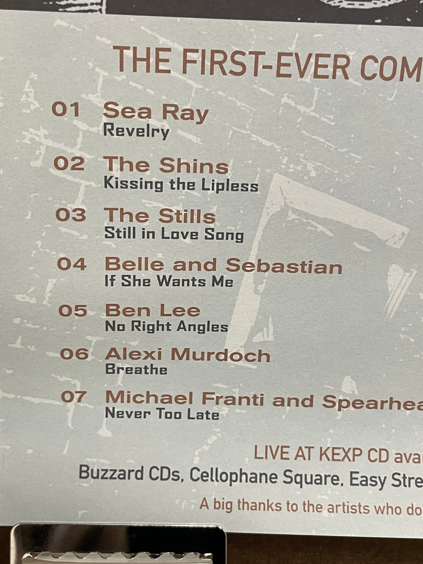 Live at KEXP, Vol.1 Radio station recordings album promo poster, 2005