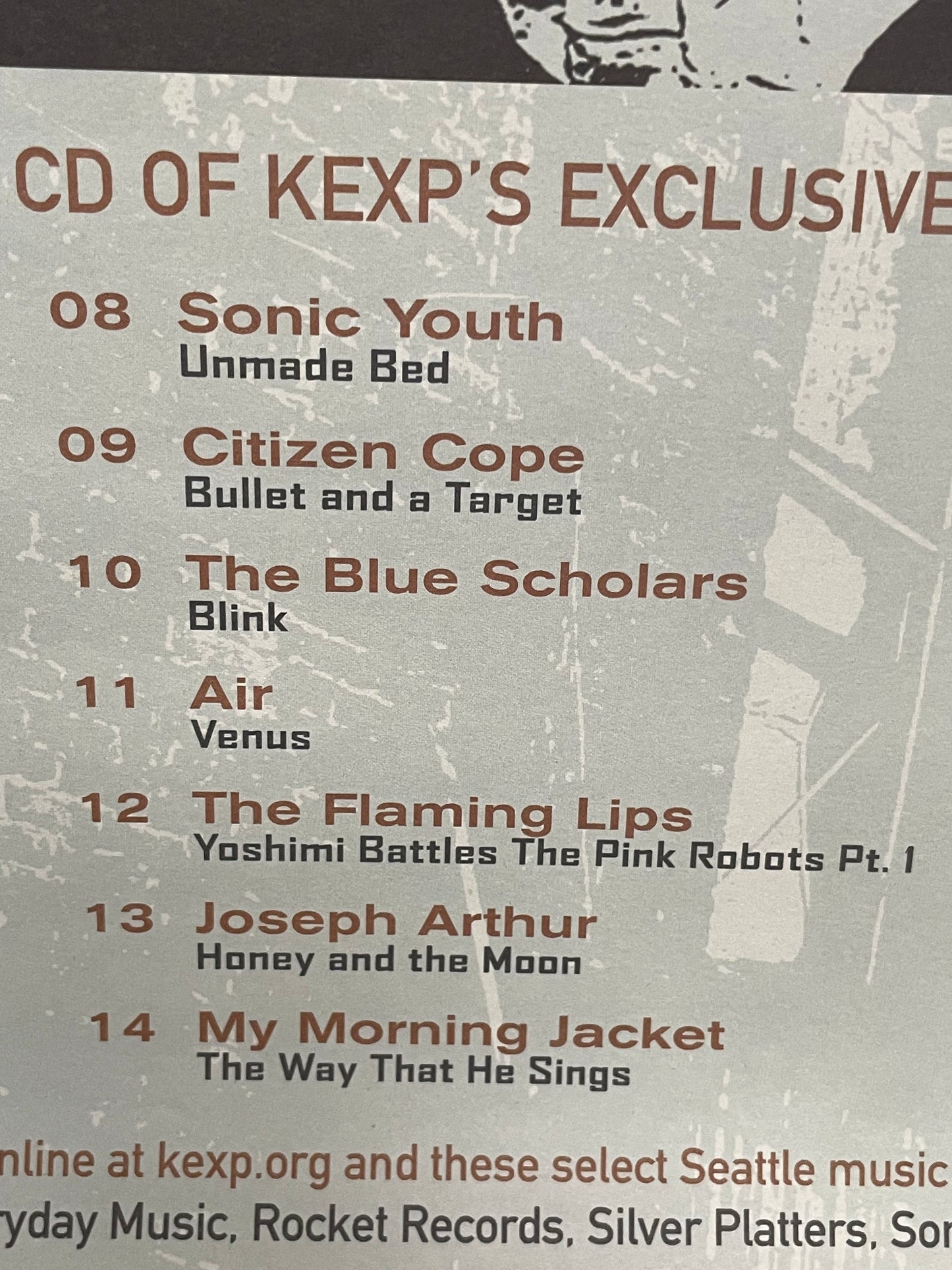 Live at KEXP, Vol.1 Radio station recordings album promo poster, 2005