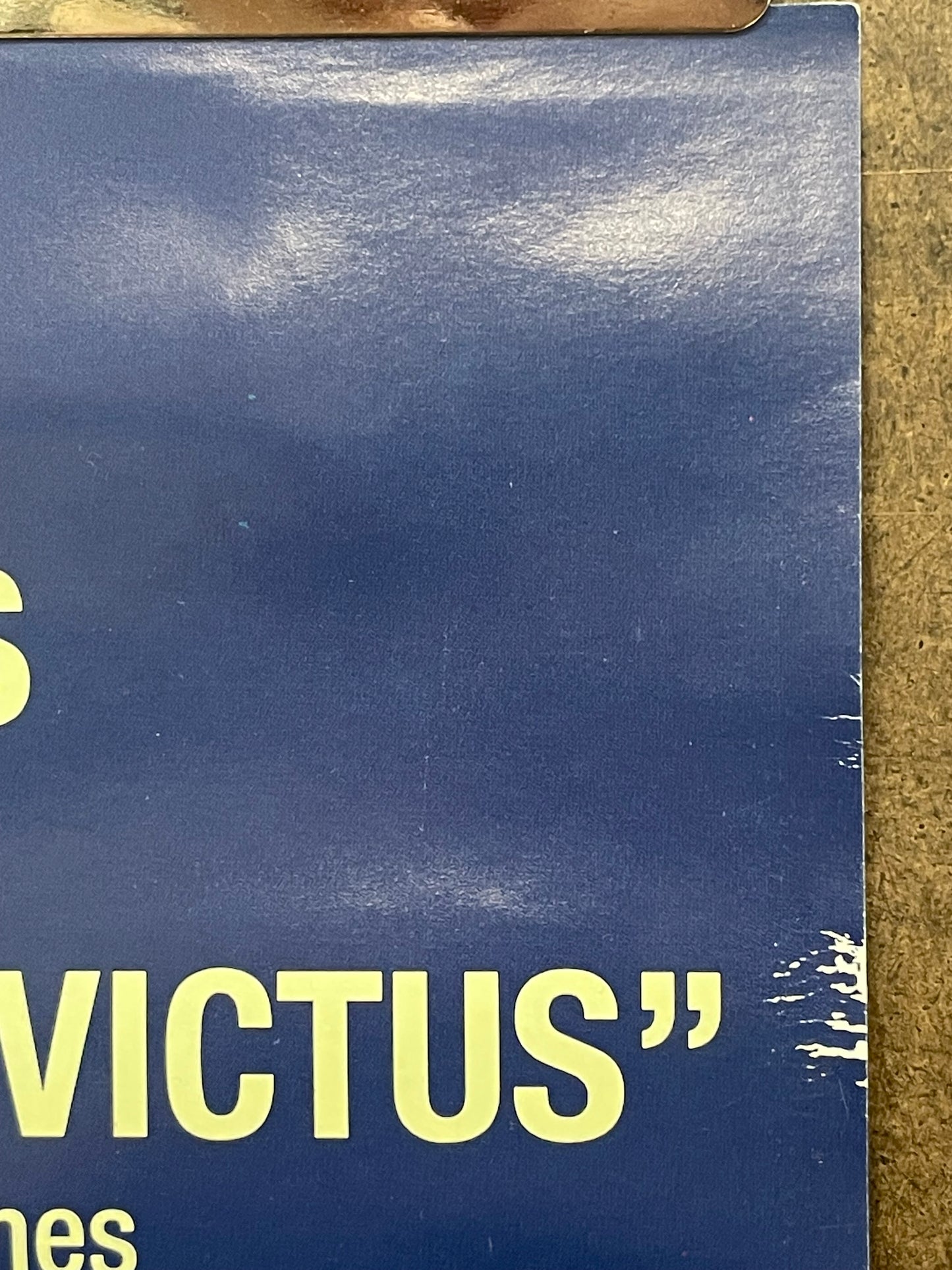 vintage and obscure TEST DEPT., (International) album promo poster, 1988