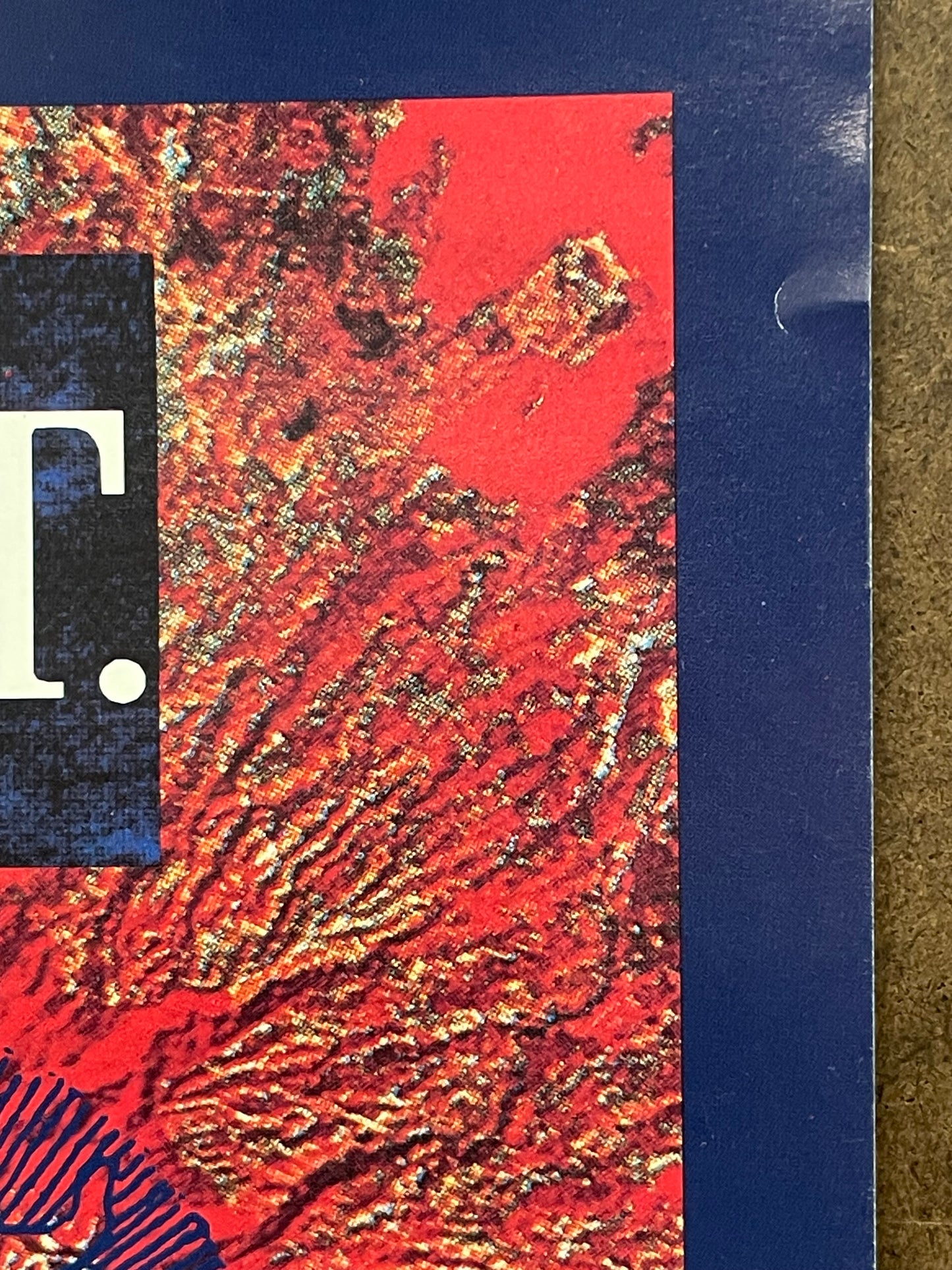 vintage and obscure TEST DEPT., (International) album promo poster, 1988