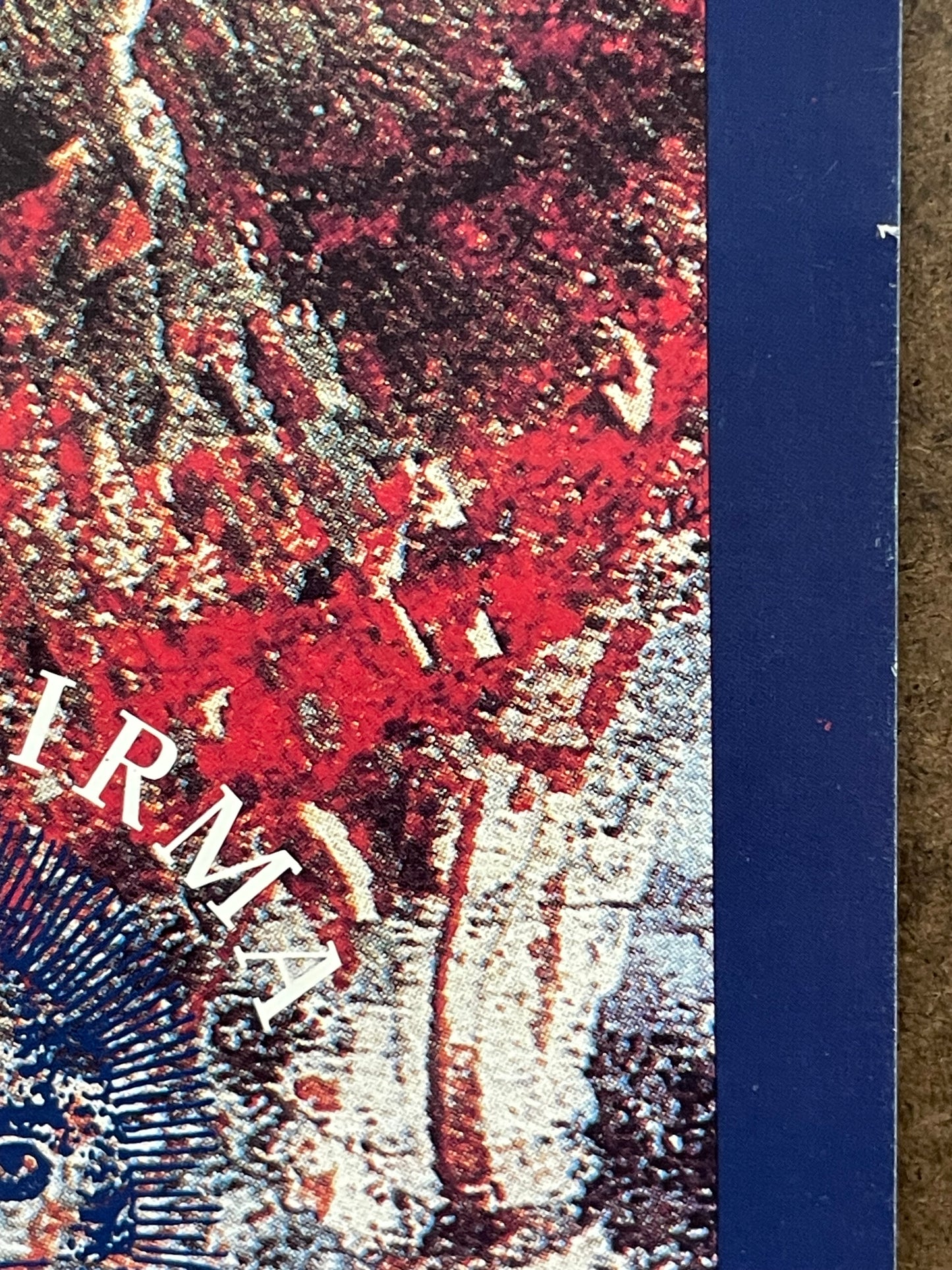 vintage and obscure TEST DEPT., (International) album promo poster, 1988