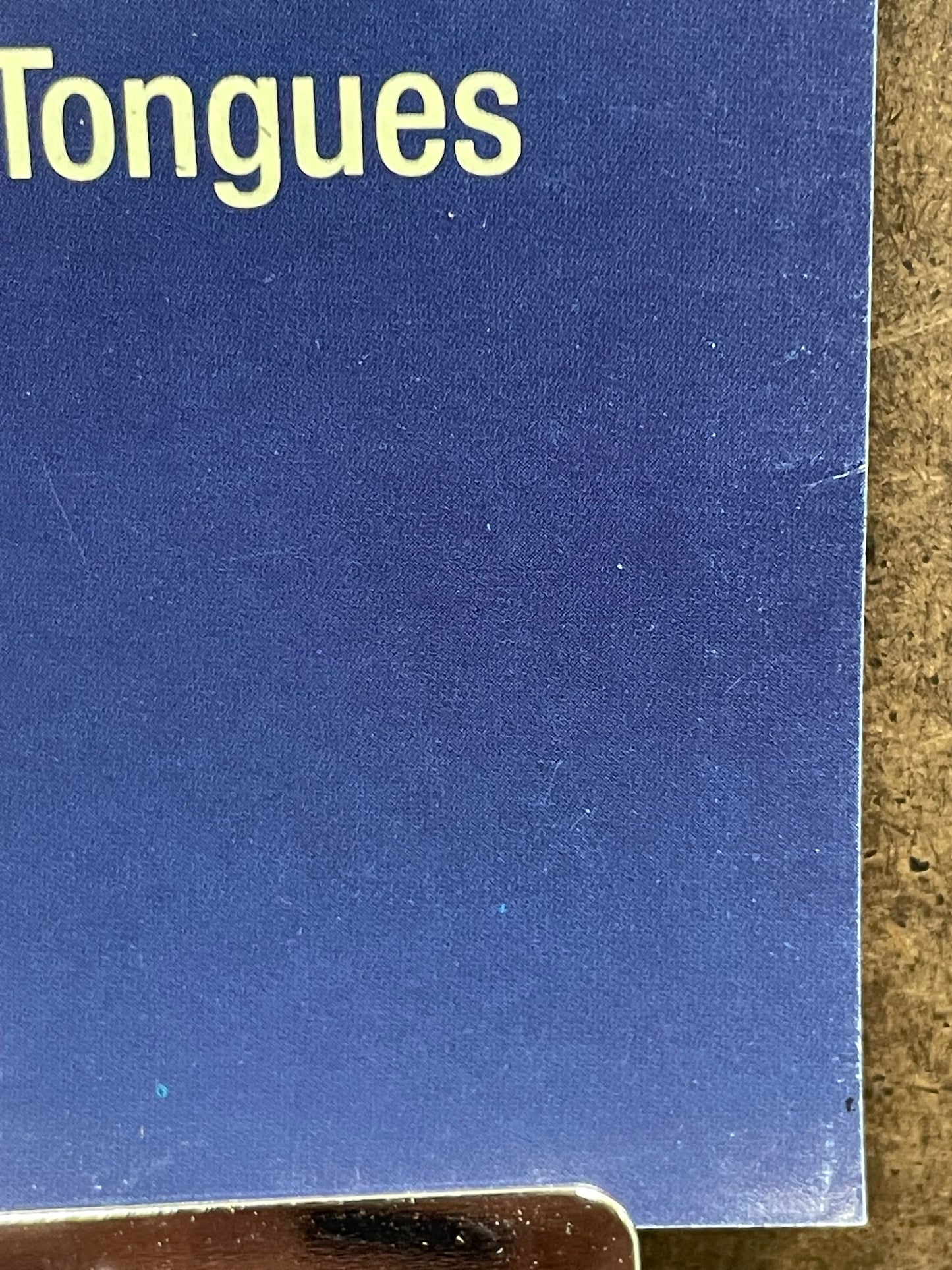 vintage and obscure TEST DEPT., (International) album promo poster, 1988