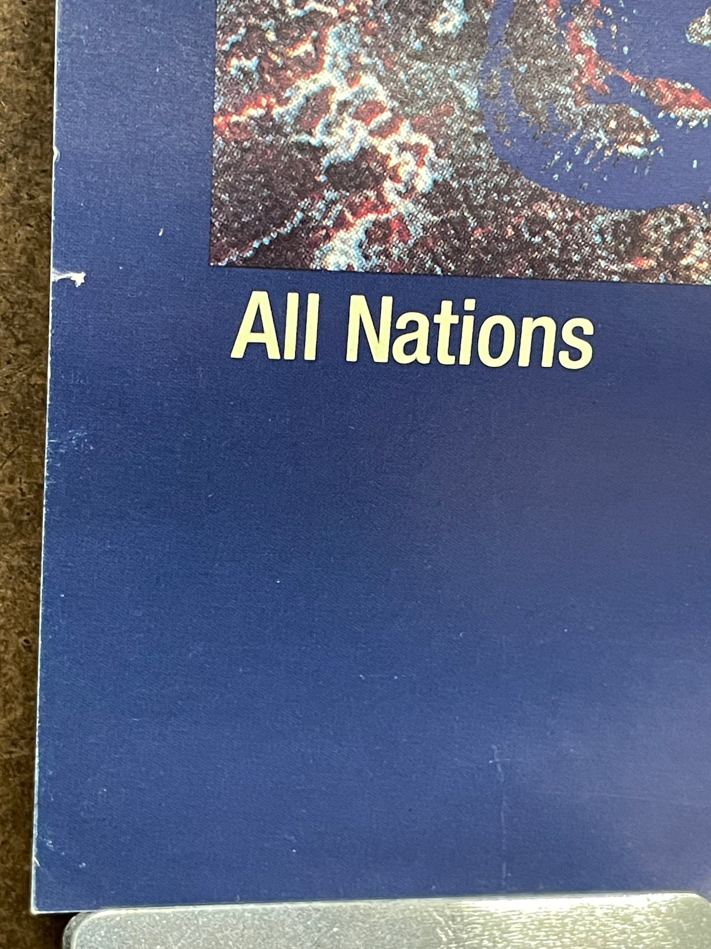 vintage and obscure TEST DEPT., (International) album promo poster, 1988