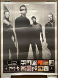 unique U2 discography promo poster, c.2005 - HAPPIEST KID FINDS - Museum-quality antique and vintage posters, original art, preservation and restoration