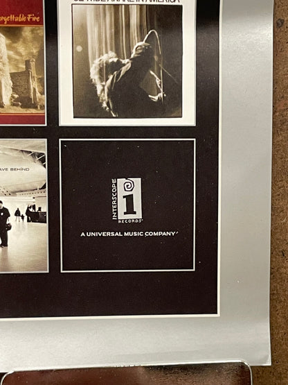 unique U2 discography promo poster, c.2005 - HAPPIEST KID FINDS - Museum-quality antique and vintage posters, original art, preservation and restoration