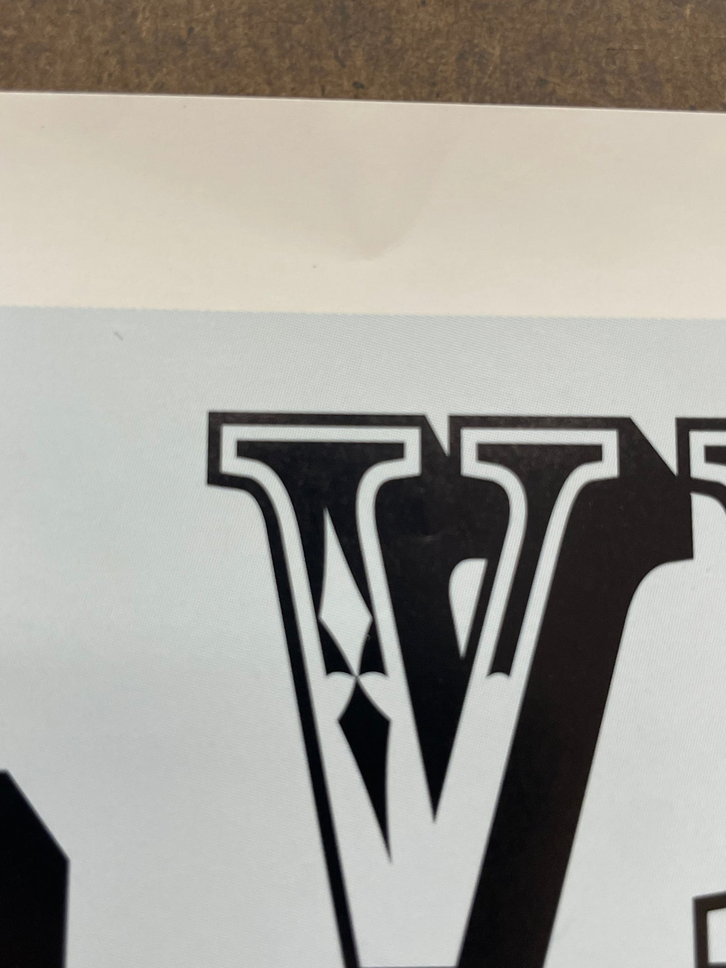 EL VEZ - Boxing With God, promo poster, 2001 (signed)