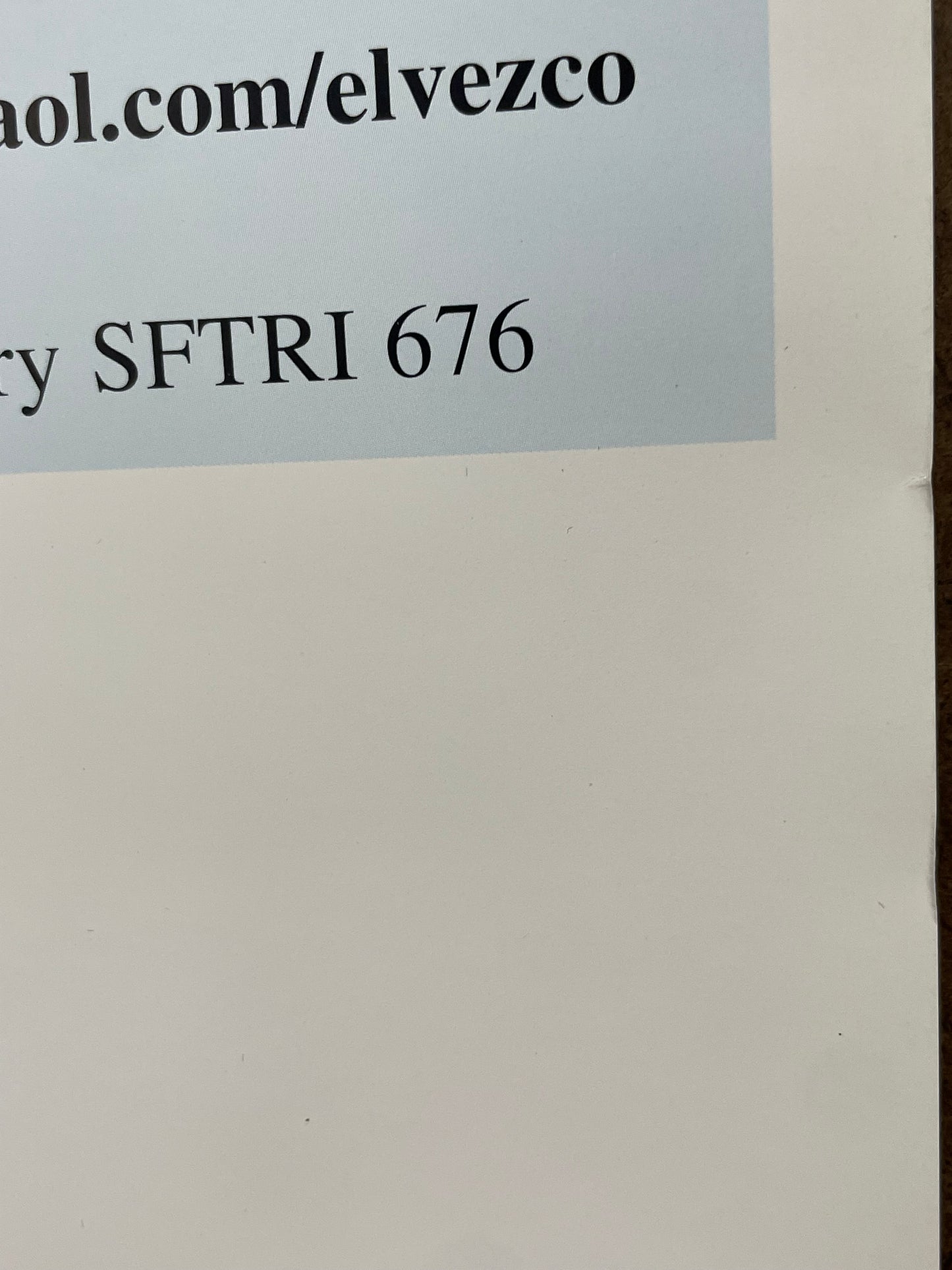 EL VEZ - Boxing With God, promo poster, 2001 (signed)