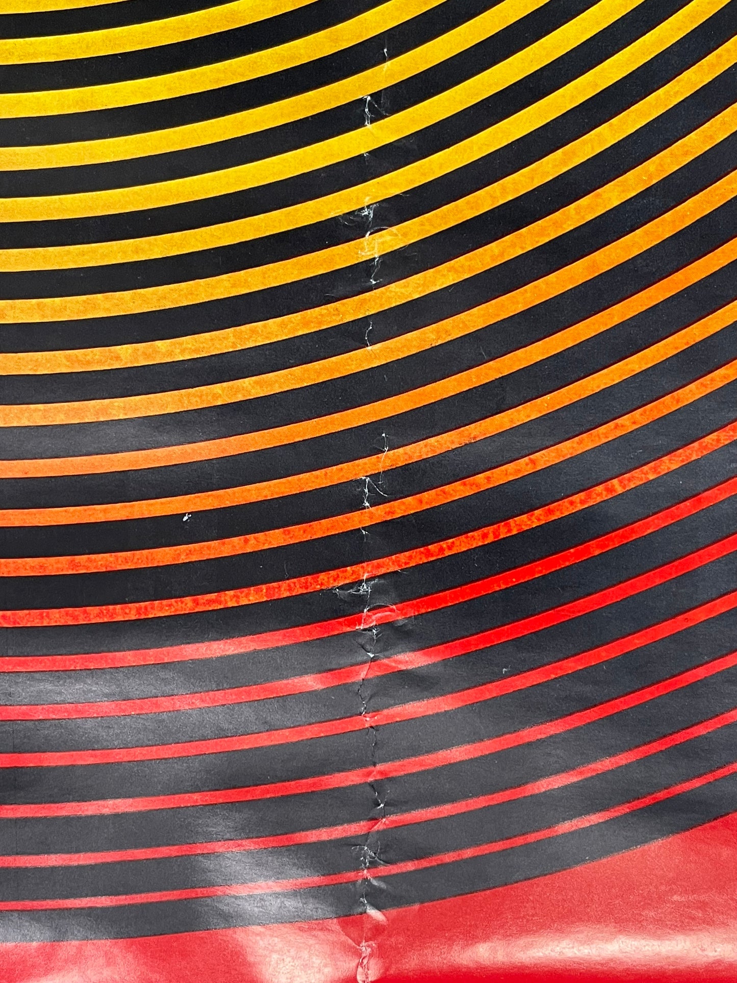 Concentric Circles, vintage Op Art psychedelic poster, Personality Posters Mfg., d.1967