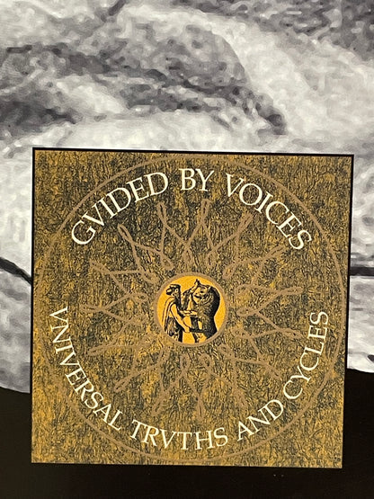 Guided by Voices Universal Truths and Cycles promo poster, 2002 - HAPPIEST KID FINDS - Museum-quality antique and vintage posters, original art, preservation and restoration