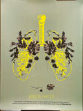 Kill Kancer, lung cancer prevention poster, c.2016 - HAPPIEST KID FINDS - Museum-quality antique and vintage posters, original art, preservation and restoration