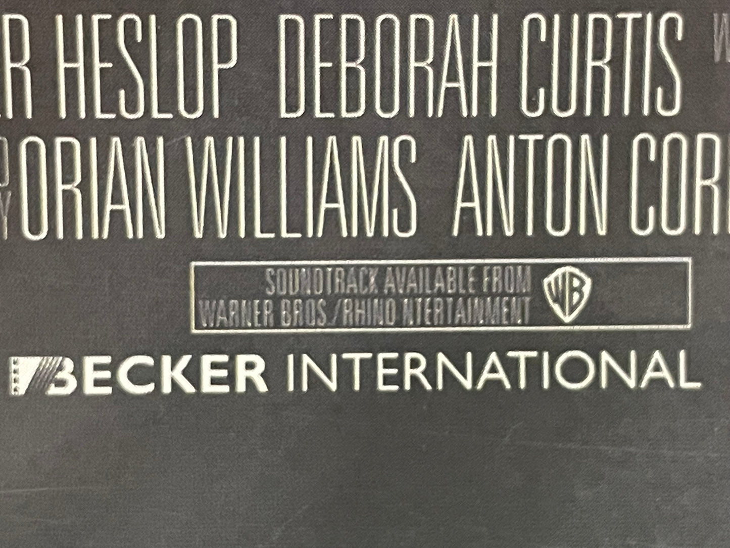 Control, mini international film poster, 2007