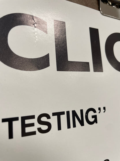 Click Click “Rorschach Testing”, vintage album promo poster, 1988 - HAPPIEST KID FINDS - Museum-quality antique and vintage posters, original art, preservation and restoration