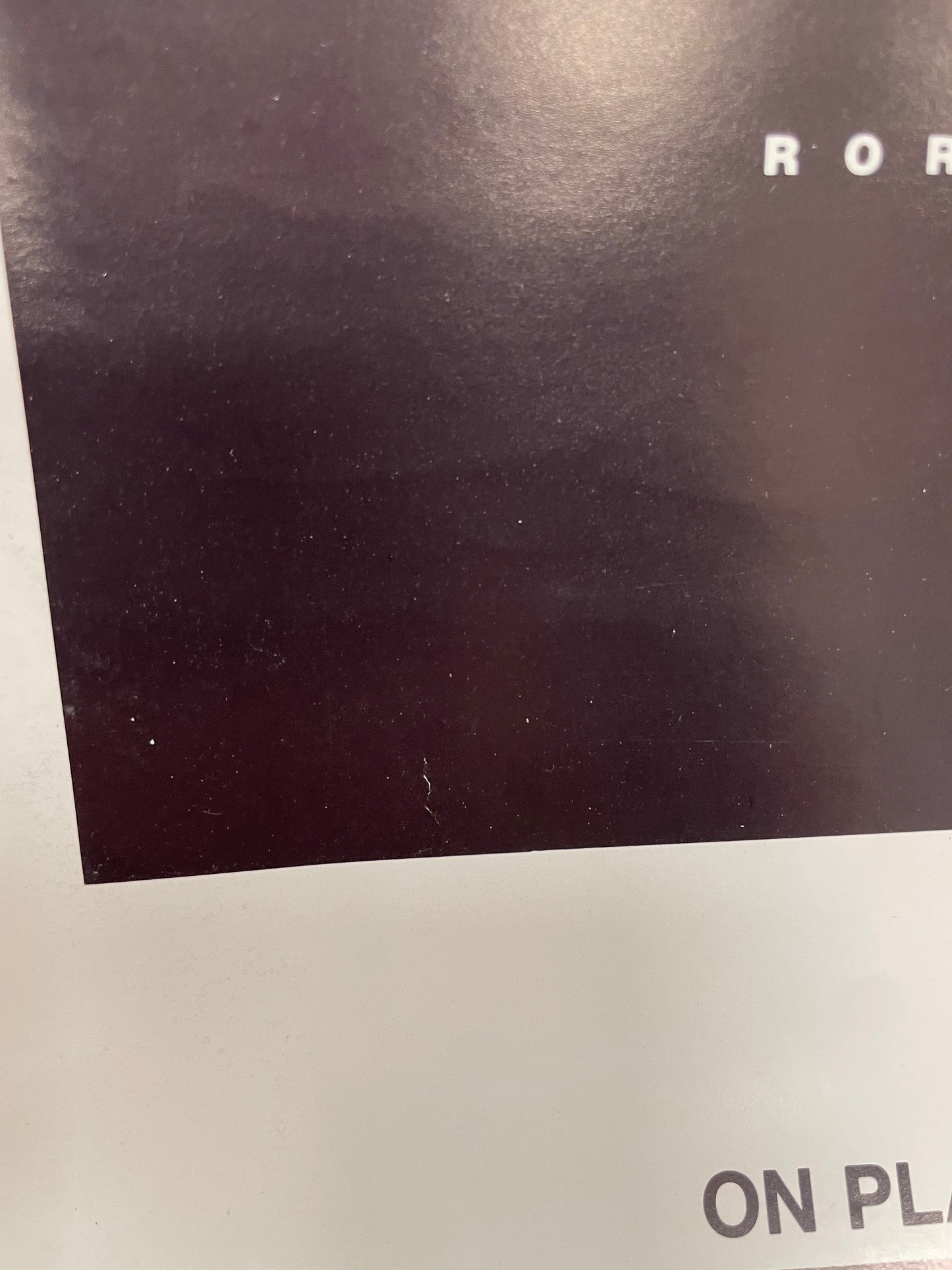 Click Click “Rorschach Testing”, vintage album promo poster, 1988