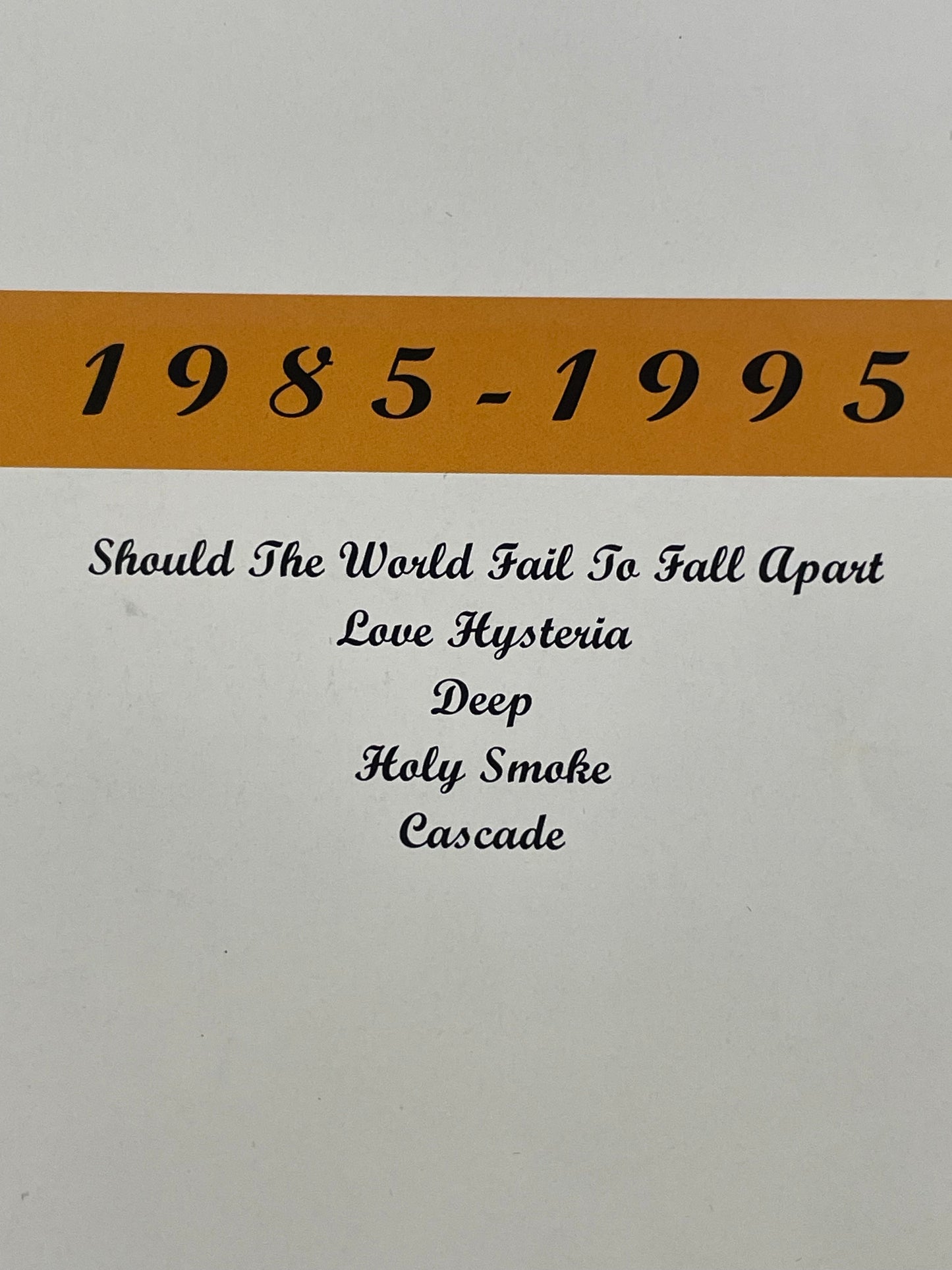 THE BEST OF PETER MURPHY 1985-1995,  double-sided promo poster, 2000