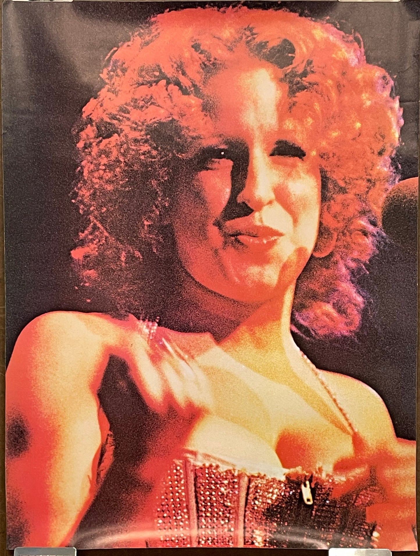 Bette Midler, vintage commercial poster, c.1979