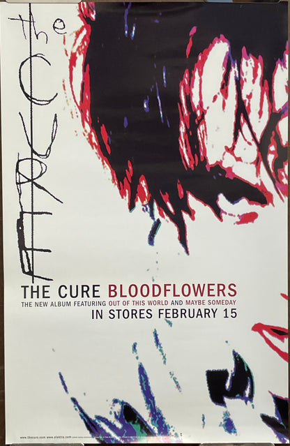 The Cure - Bloodflowers album promo poster, 2000 - HAPPIEST KID FINDS - Museum-quality antique and vintage posters, original art, preservation and restoration