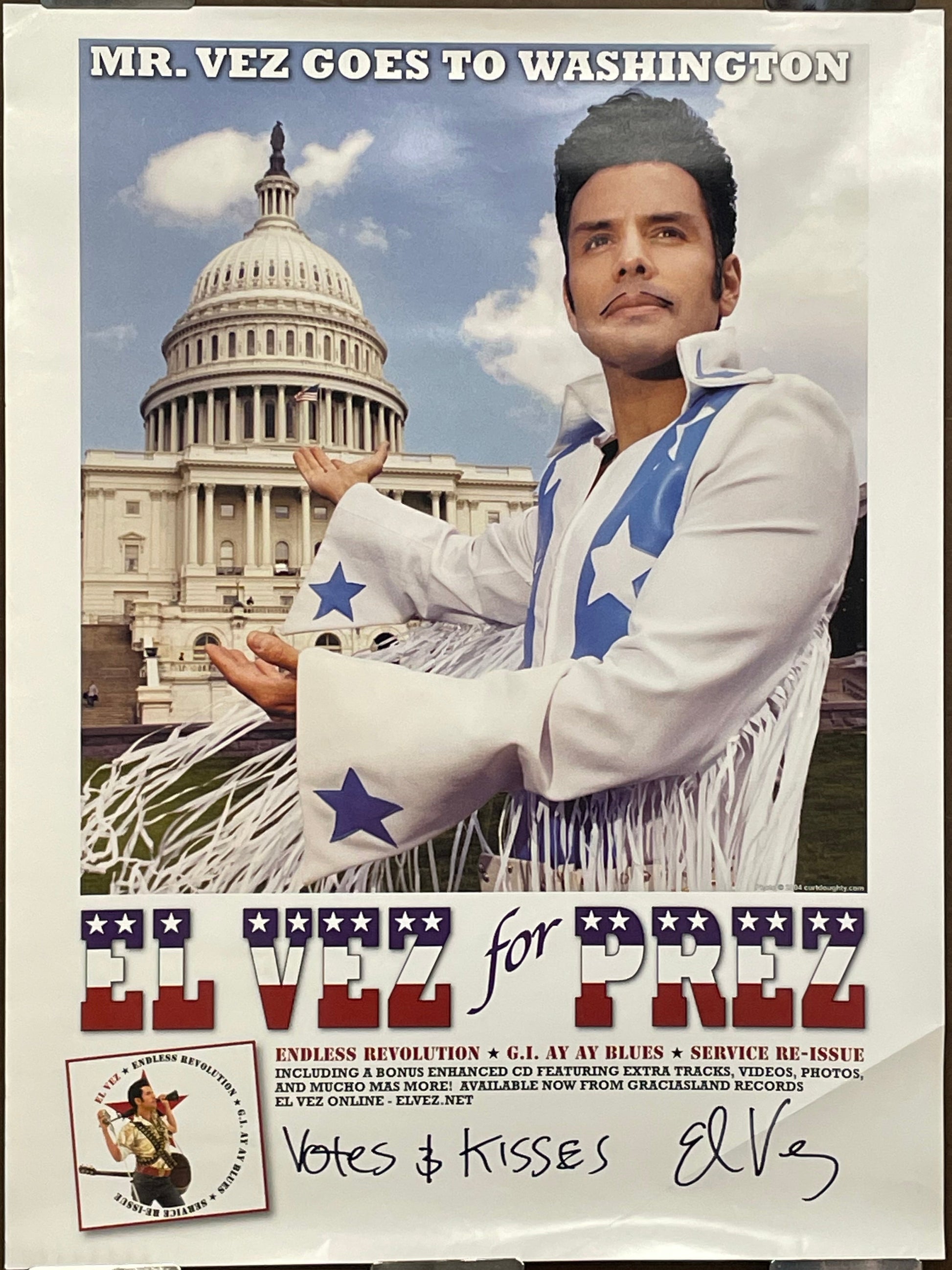 El Vez for Prez-Endless Revolution promo, 2004 at Happiest Kid Finds