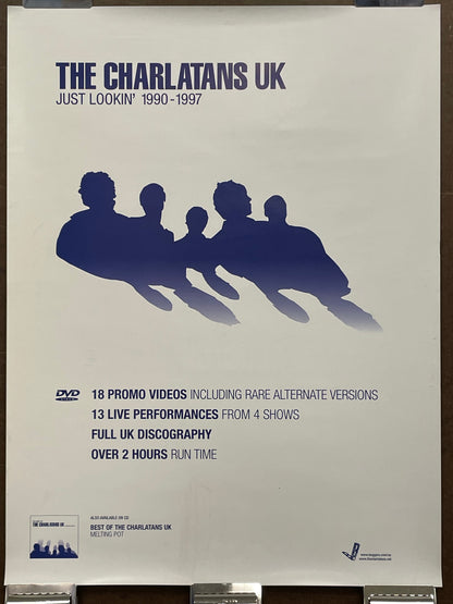 The Charlatans UK, double-sided promo poster, 2007 - HAPPIEST KID FINDS - Museum-quality antique and vintage posters, original art, preservation and restoration