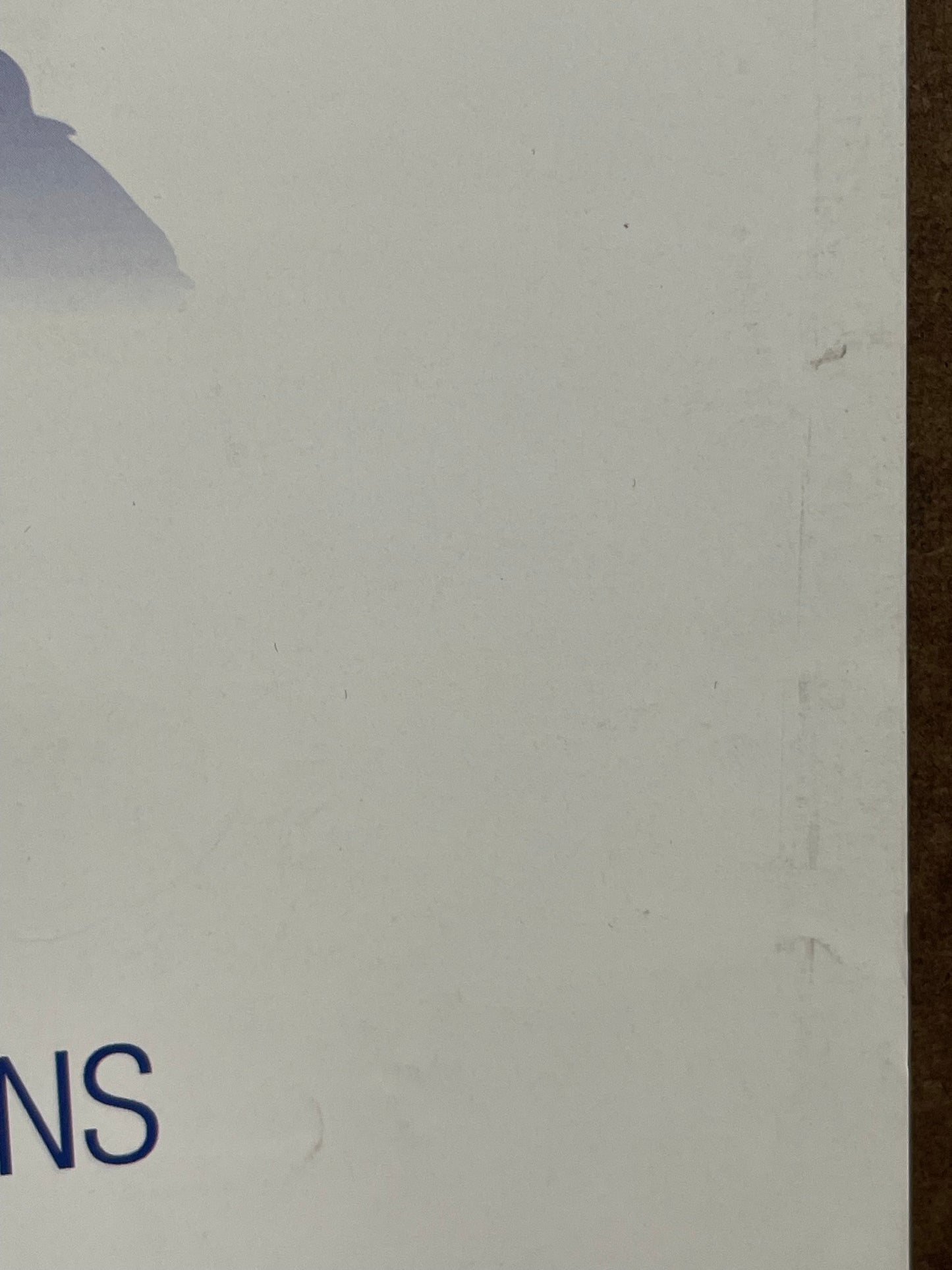 The Charlatans UK, double-sided promo poster, 2007