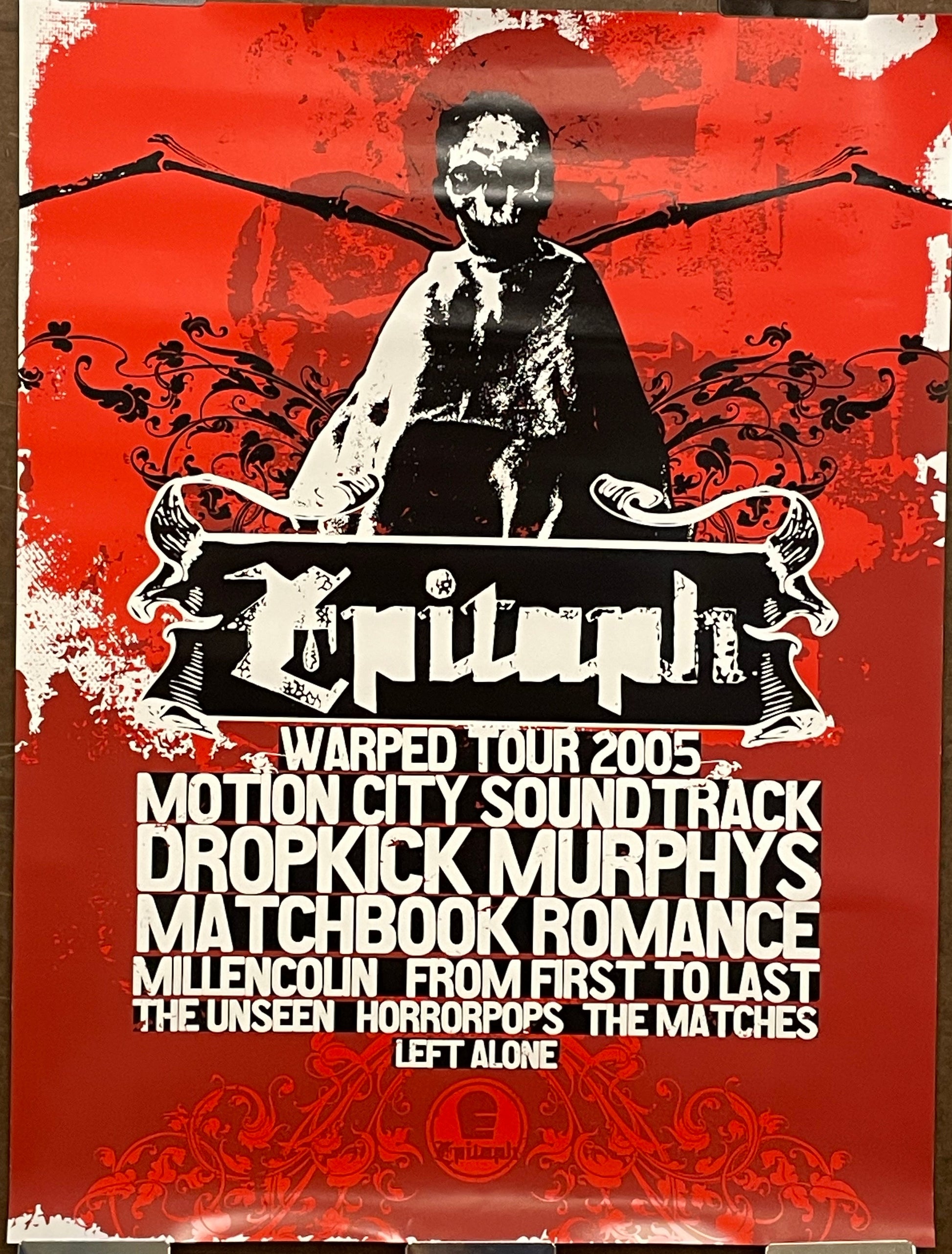 Epitaph- Warped Tour 2005, concert poster at Happiest Kid Finds