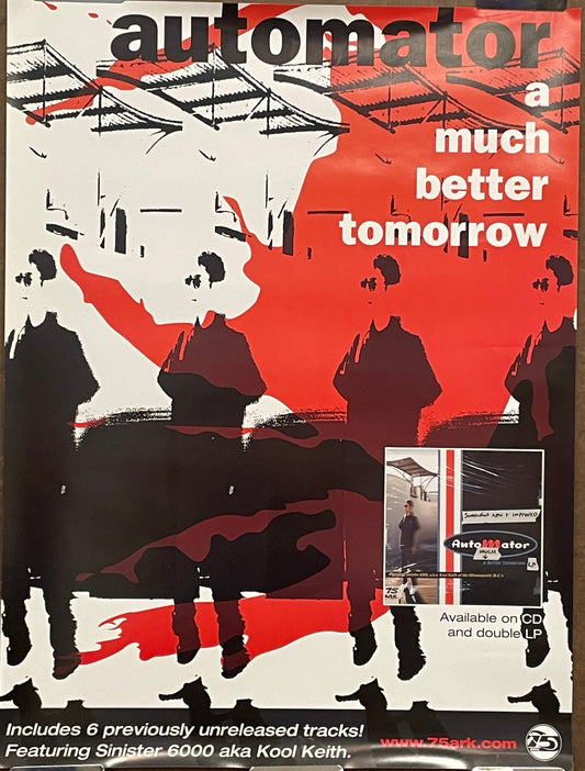  Automator-A Much Better Tomorrow, promo poster, 2000 at Happiest Kid Finds