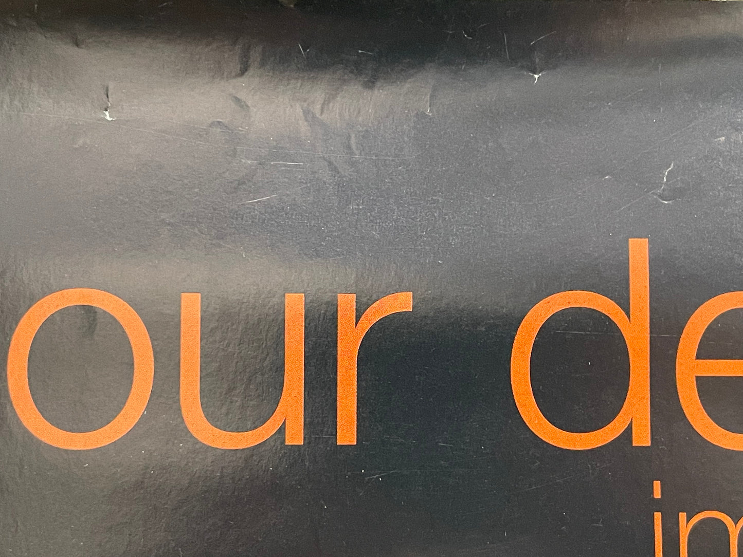 Autour de Lucie - Immobile, vintage promo poster, 1998