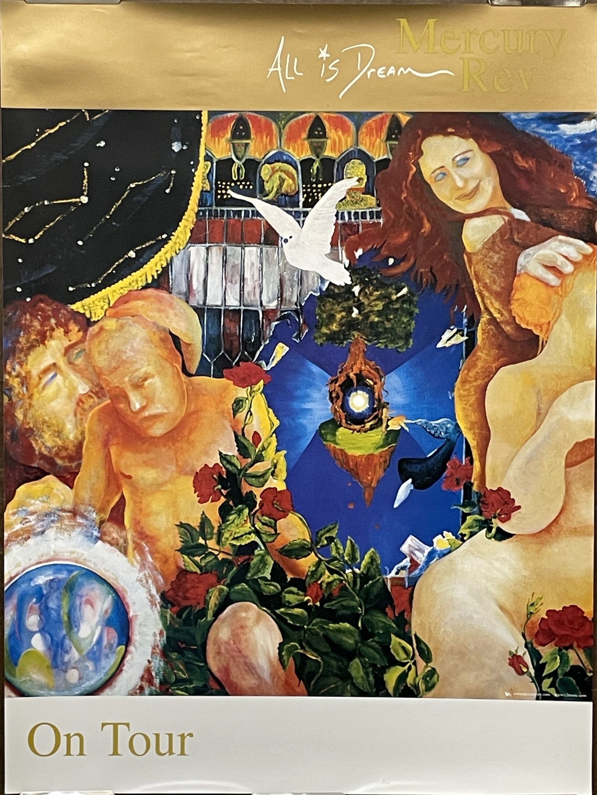  Mercury Rev-All is a Dream tour, stock promo poster, 2001 at Happiest Kid Finds