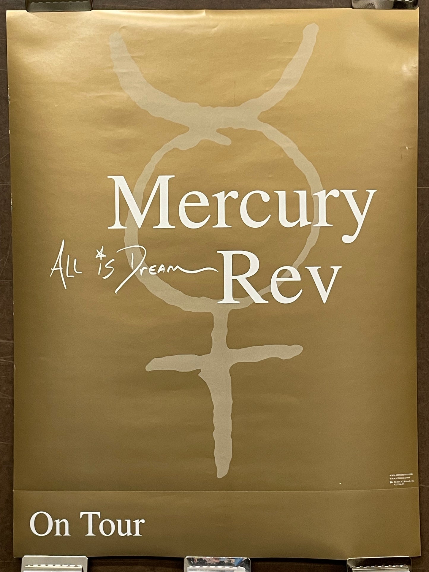Mercury Rev-All is a Dream tour, stock promo poster, 2001