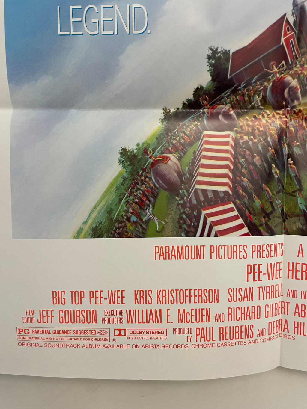 Big Top Pee-Wee, vintage Film Poster, 1988 - HAPPIEST KID FINDS - Museum-quality antique and vintage posters, original art, preservation and restoration