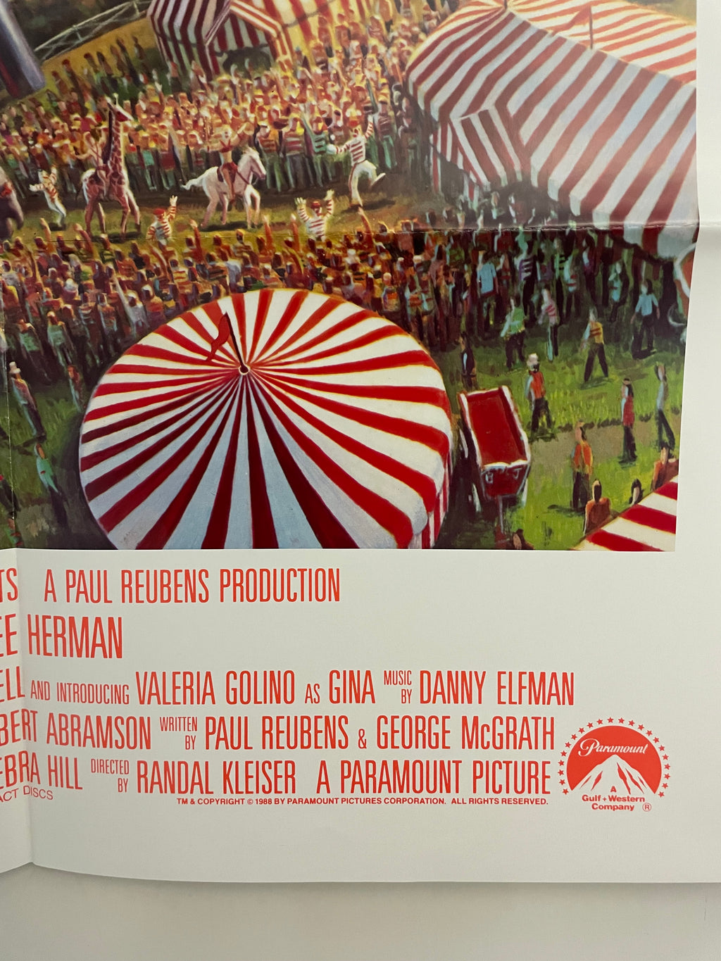 Big Top Pee-Wee, vintage Film Poster, 1988 - HAPPIEST KID FINDS - Museum-quality antique and vintage posters, original art, preservation and restoration