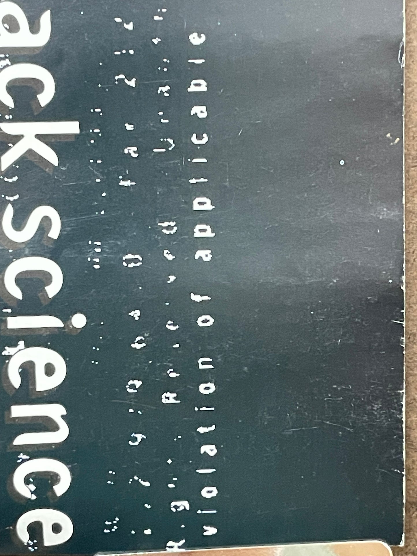 vintage Geezer-Black Science, album promo, 1997