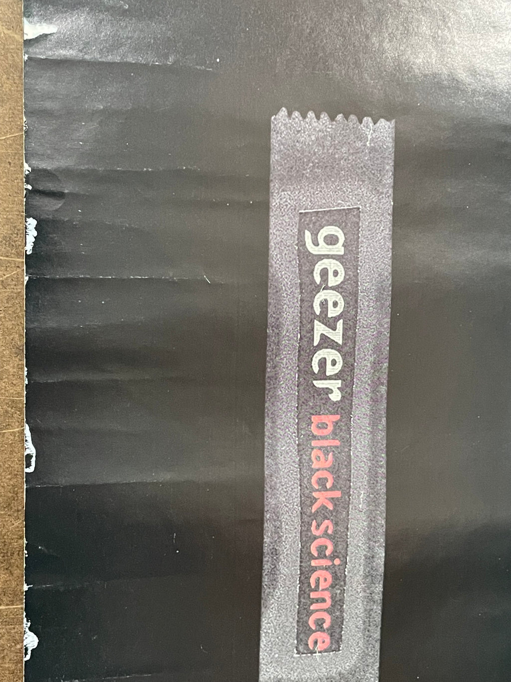 vintage Geezer-Black Science, album promo, 1997 - HAPPIEST KID FINDS - Museum-quality antique and vintage posters, original art, preservation and restoration